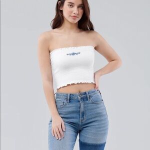Hollister Reversible Smoked Tube Top Size XS